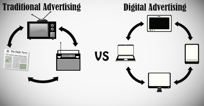 traditional advertising vs digital advertising